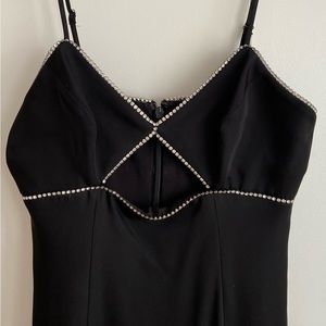 Aqua Black Formal/Prom Gown!